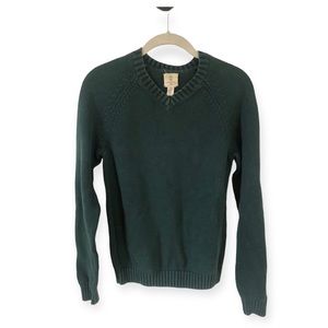 Lands End Kids pine green sweater L (14/16)